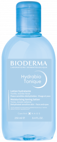 BIODERMA product photo, Hydrabio Tonique 250ml, moisturizing toning lotion