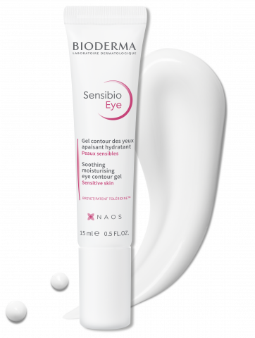 BIODERMA product photo, Sensibio Eye 15ml, moisturising care for eye contour